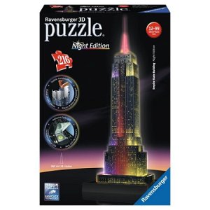 3D Puzzle svítící Empire State Building 216d.