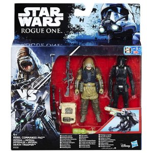 Star Wars figurky 10cm REBEL COMMANDO PAO a DEATH TROOPER, Hasbro B7259