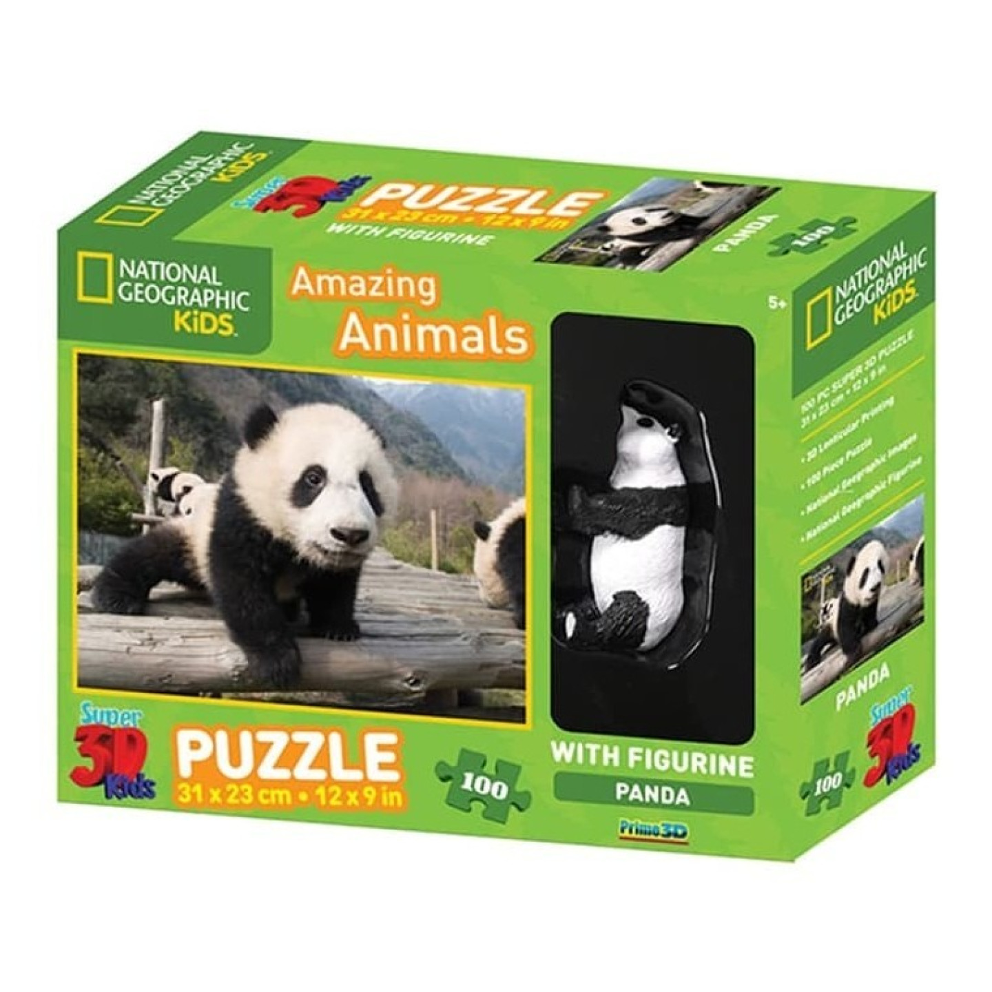3D Puzzle Panda 100 dílků + figurka pandy