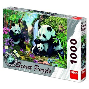 Dino Puzzle Pandy Secret collection - 12 skrytých detailů 1000 dílků
