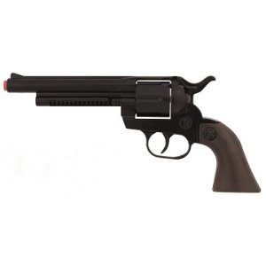 Gonher Kovbojský revolver kovový černý 12 ran