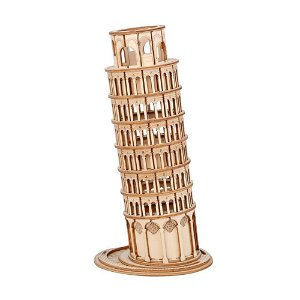 RoboTime 3D dřevěné puzzle Šikmá věž