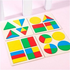 Popron Dětské geometrické puzzle - kruhy