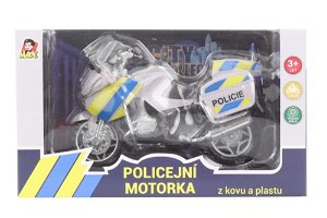 Popron Motorka policejní kovová 12 cm