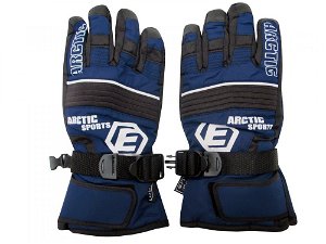 Echt Sport Dětské zimní lyžařské rukavice Echt C062 tm.modrá