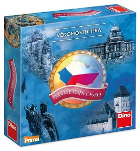 Dino Máme rádi Česko rodinná společenská hra v krabici 24x24x6cm