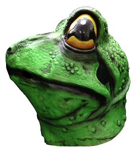 RAPPA Maska pro dospělé žába