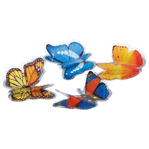 Insect Lore 3D samolepky motýlci různé druhy