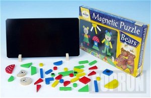 Popron Magnetické puzzle Medvědi