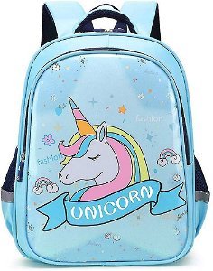 bHome Školní batoh Unicorn modrý