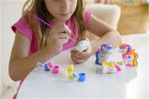 Mac Toys Výroba a malování - třpytivý jednorožec