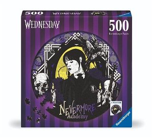 Ravensburger Kruhové puzzle: Wednesday 500 dílků