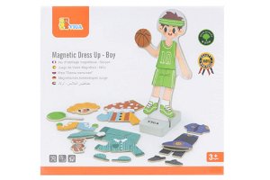 Popron Dřevěné magnetické oblékání - chlapec