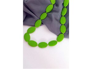  MIMIKOI - Kojící korále zelené oblázky