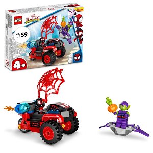 Lego Miles Morales: Spider-Man a jeho techno tříkolka