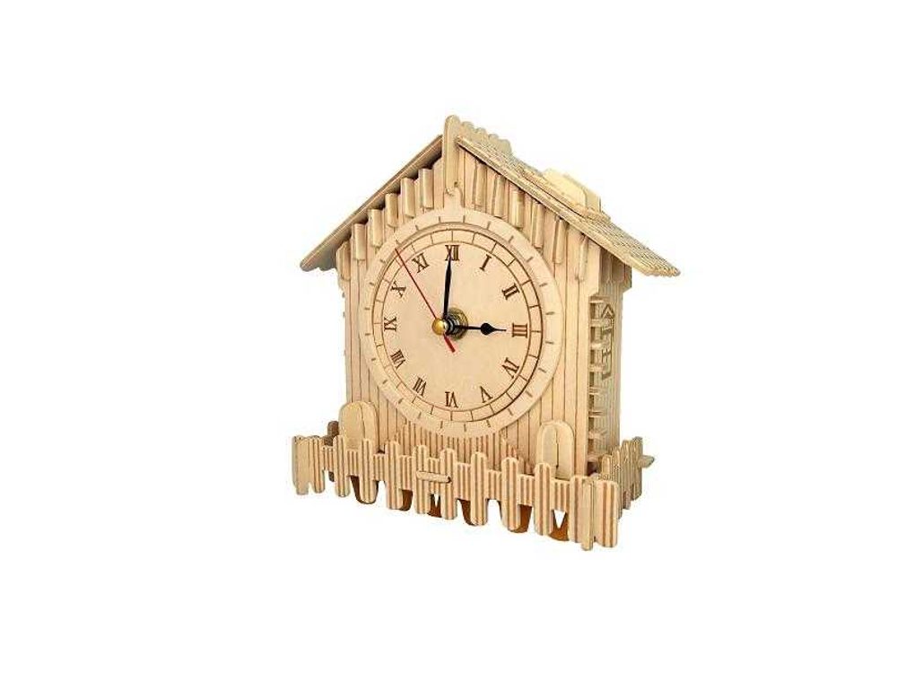 Woodcraft construction kit Woodcraft Dřevěné 3D puzzle hodiny