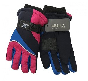 Bella Accessori Dětské zimní rukavice Bella Accessori 9011S-2 růžová