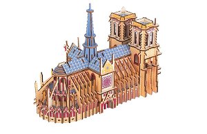Woodcraft construction kit Woodcraft Dřevěné 3D puzzle Katedrála Notre-Dame