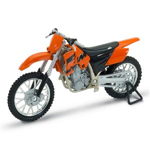 Welly Motocykl KTM 450SX Racing 1:18 oranžový