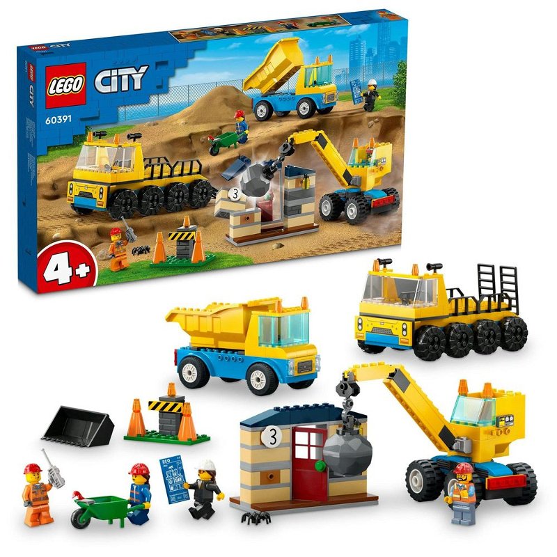 Lego Vozidla ze stavby a demoliční koule