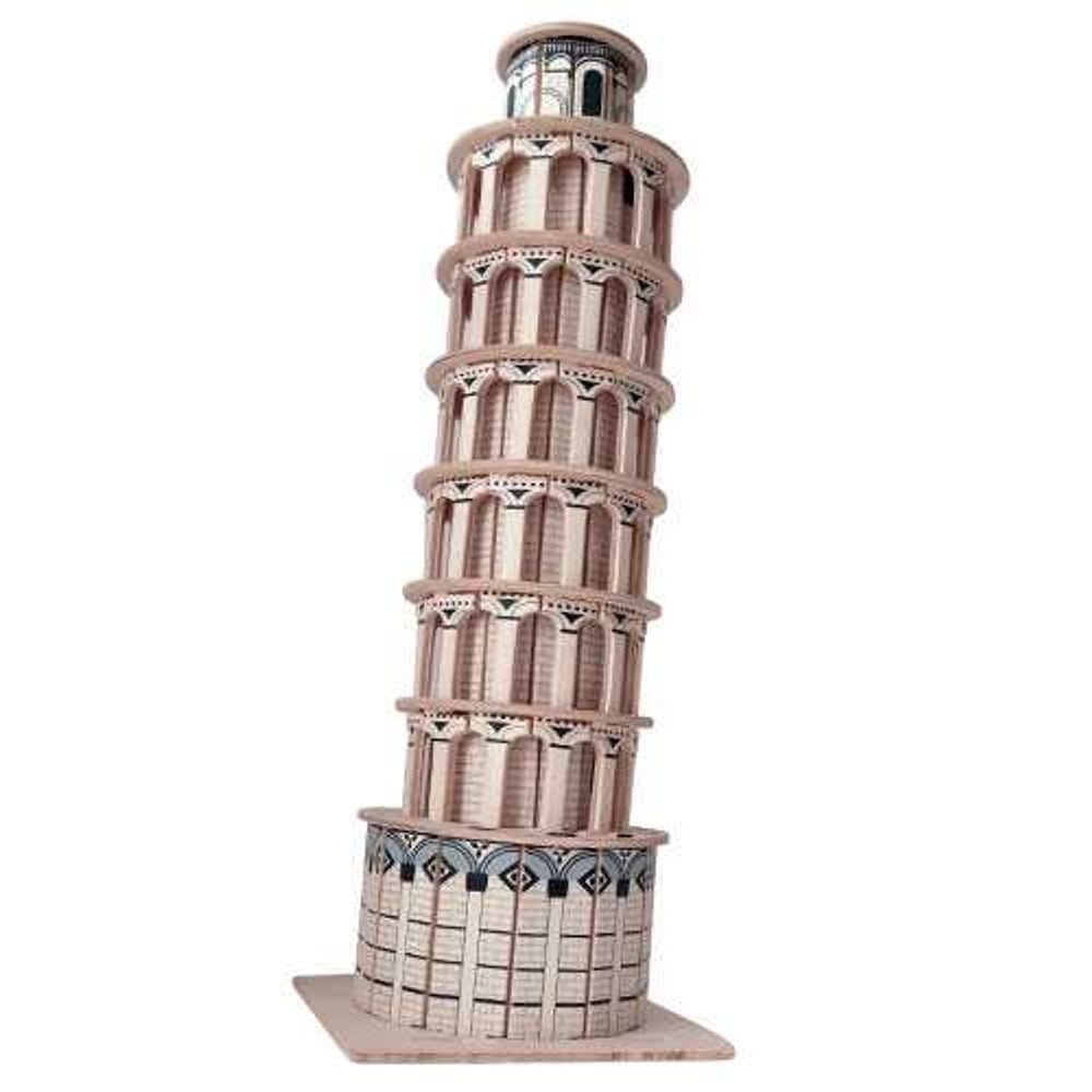Woodcraft construction kit Woodcraft Dřevěné 3D puzzle slavné budovy šikmá věž
