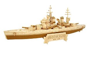Woodcraft construction kit Woodcraft Dřevěné 3D puzzle bitevní loď Prince of Wales