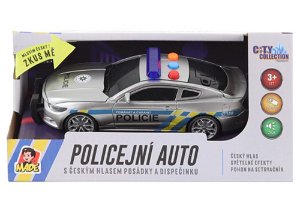 LAMPS Policejní auto na setrvačník s českým zvukem