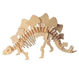 Woodcraft construction kit Woodcraft Dřevěné 3D puzzle velký Stegosaurus