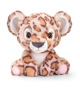 Keel Toys SE1087 Keeleco Leopard - eko plyšová hračka 16 cm