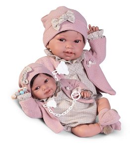 Antonio Juan 33354 PIPA - realistická panenka miminko s měkkým látkovým tělem - 42 cm