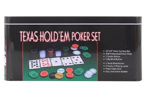 Popron Set poker v plechovém boxu
