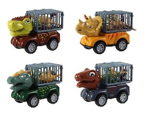 RAPPA Auto na setrvačník Dinosaurus s figurkou