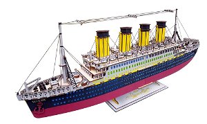 Woodcraft construction kit Woodcraft Dřevěné 3D puzzle Titanic