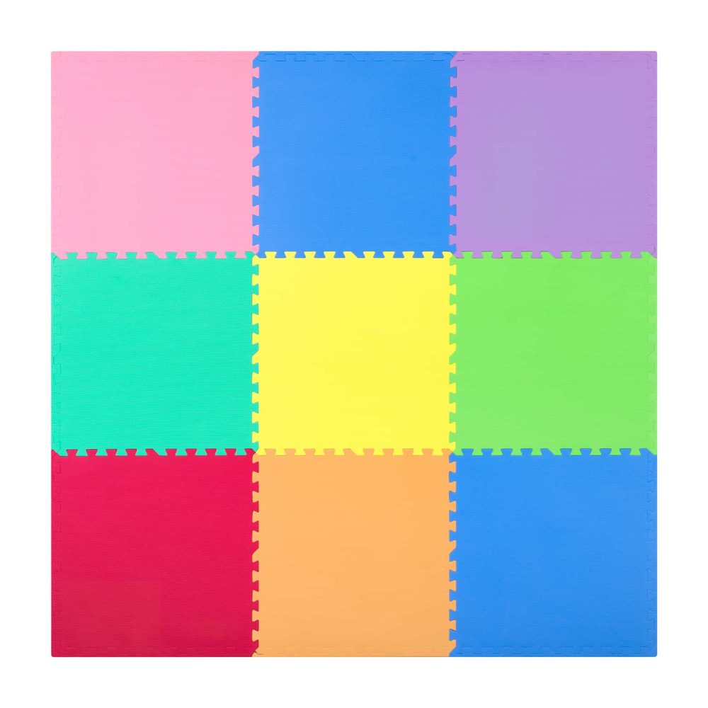 Ricokids Puzzle pěnová podložka 180x180cm 9 ks vícebarevné