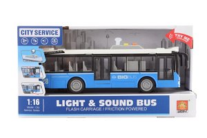 Popron Autobus modrý na baterie