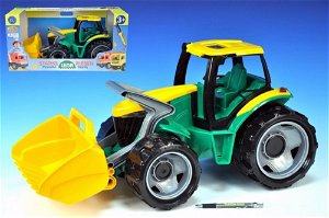 Lena Traktor se lžící plast zeleno-žlutý 65cm v krabici od 3 let