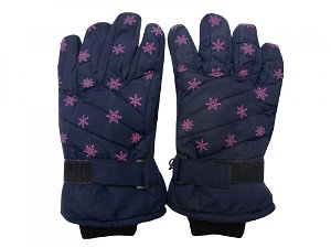 Holidaysport Juniorské zimní lyžařské rukavice C04 modrá