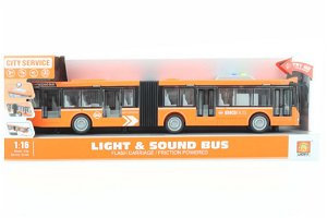 Popron Autobus kloubový oranžový na baterie