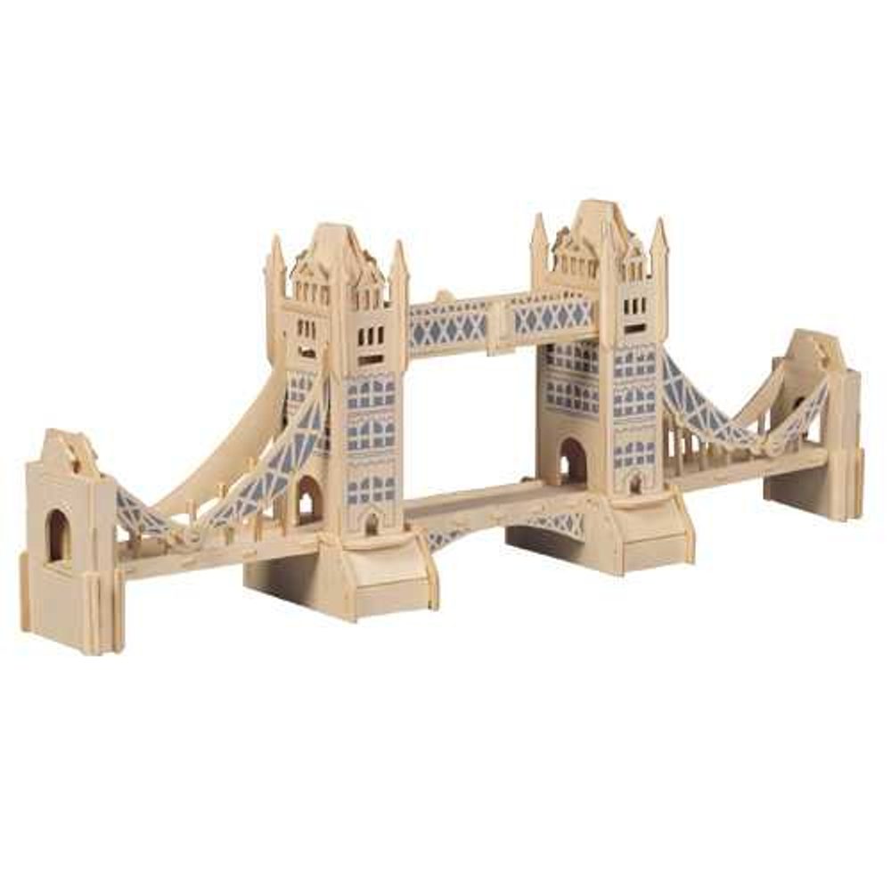 Woodcraft construction kit Woodcraft Dřevěné 3D puzzle slavné budovy Tower Bridge