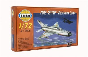 Směr Model MiG-21MF Vietnam WAR 1:72 15x21,8cm v krabici 25x14,5x4,5cm