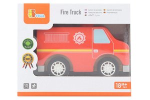 Popron Dřevěné hasičské auto