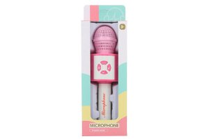 LAMPS Mikrofon na baterie růžový