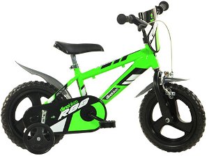 DINO Bikes Dětské kolo Dino Bikes 412UL-R88 zelené 12