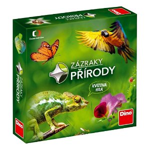 Dino Zázraky přírody kvíz společenská naučná hra v krabici 24x24x5cm