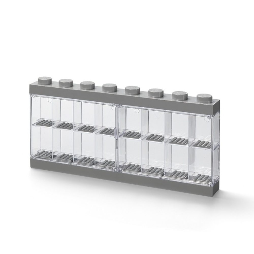 LEGO Storage LEGO sběratelská skříňka na 16 minifigurek - šedá