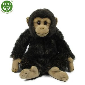 RAPPA Plyšový šimpanz 27 cm ECO-FRIENDLY