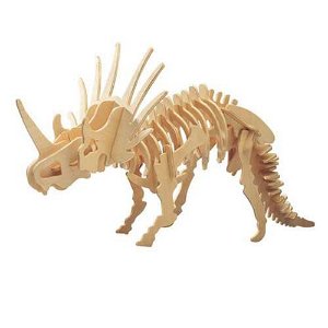 Woodcraft construction kit Woodcraft Dřevěné 3D puzzle velký Styracosaurus
