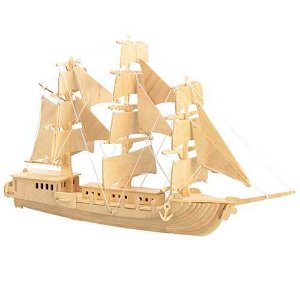 Woodcraft construction kit Woodcraft Dřevěné 3D puzzle loď plachetnice