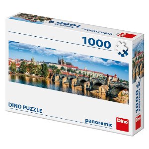 Dino HRADČANY 1000 panoramic Puzzle NOVÉ