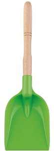 Androni Lopata s dřevěnou násadou - délka 34 cm, zelená
